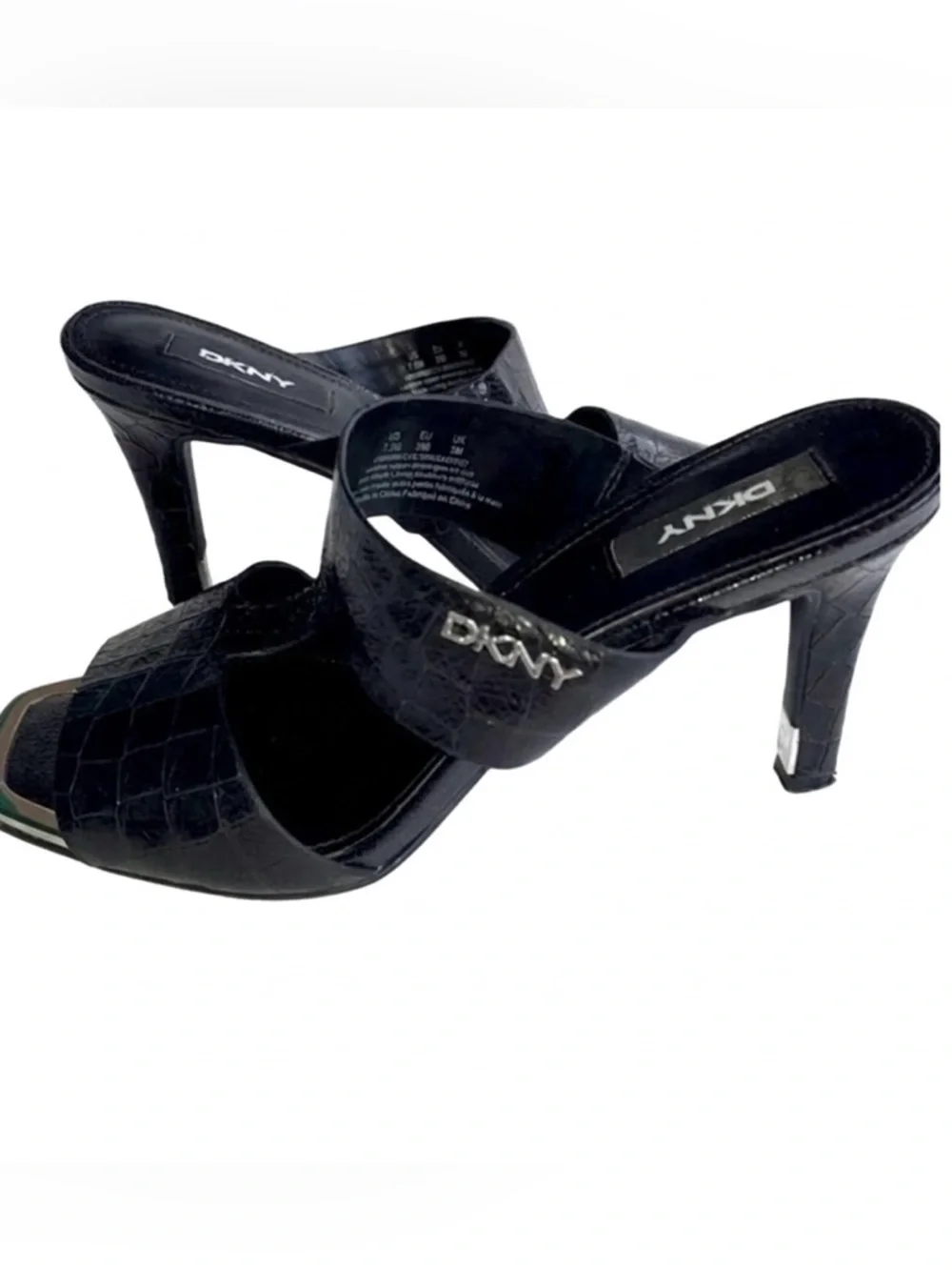 DKNY Black Baz Dress Sandals